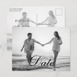 De eenvoudige Moderne Foto van de Bekleding van he Aankondigingskaart