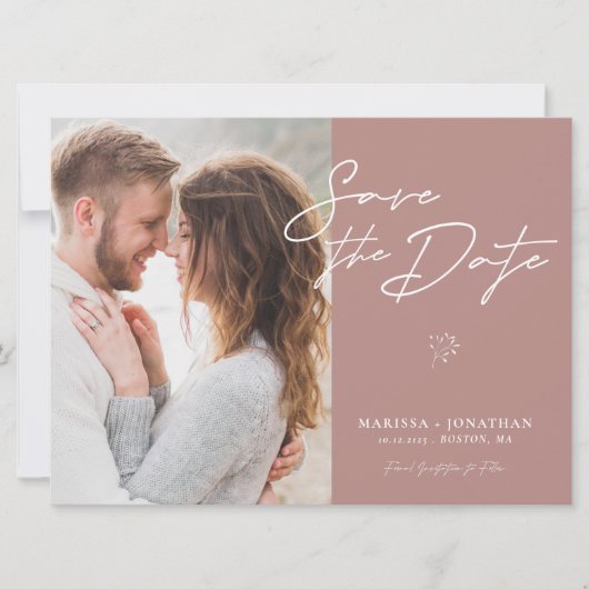 De eenvoudige Moderne Foto van het Manuscript spar (Voorkant)