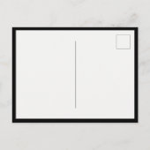 De eenvoudige Moderne Naam van de Typografie spare Aankondigingskaart (Achterkant)