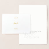 De eenvoudige moderne vader | Best DAD voor Real G Folie Kaarten (Display)