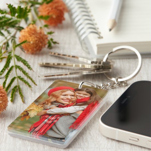 De eenvoudige Moederdag van het Bericht van de Fot Sleutelhanger (Voorkant Rechts)