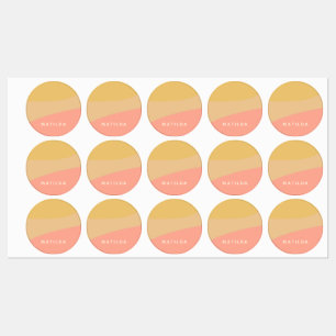 De eenvoudige Organische Gepersonaliseerde Labels