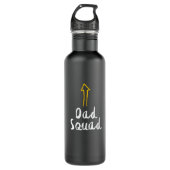 De eenvoudige papa squad waterfles (Voorkant)