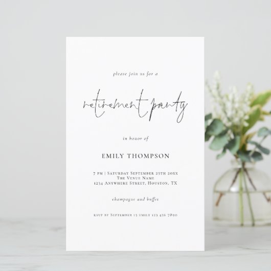 De Eenvoudige Partij van de Pensionering van het M (Staand voorkant)