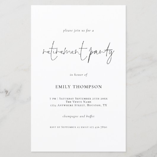 De Eenvoudige Partij van de Pensionering van het M (Voorkant)