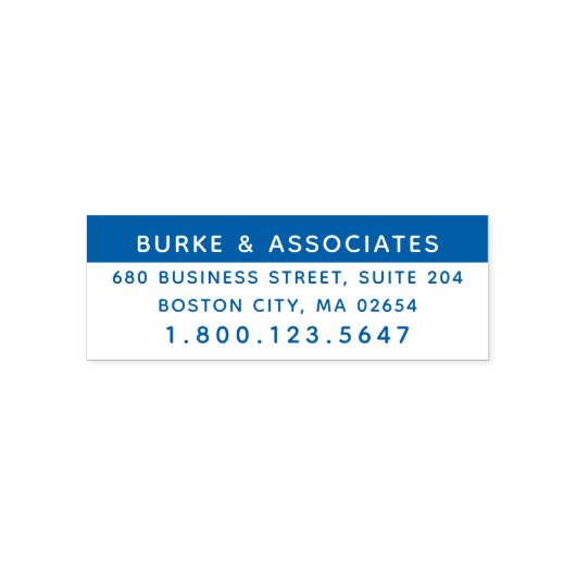 De eenvoudige Professionele Telefoon van het Adres Zelfinktende Stempel (Design)