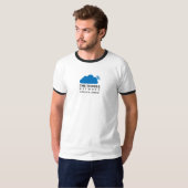 De eenvoudige Ringer T-Shirt van de Mannen van het (Voorkant volledig)