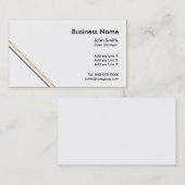 De eenvoudige Sjablonen van het Visitekaartje (Voorkant / Achterkant)