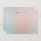 De eenvoudige Sjabloon van de Kleuren van het manu (Voorkant / Achterkant)