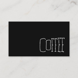 De eenvoudige Stempel van de Koffie van de Klantenkaartje