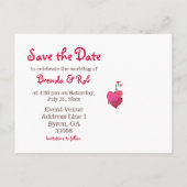 De eenvoudige Tortelduifjes van de Waterverf, spar Aankondigingskaart (Achterkant)