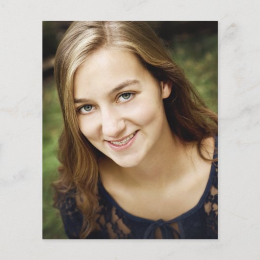 De Eenvoudige Uitnodiging van het Afstuderen van d (Achterkant)