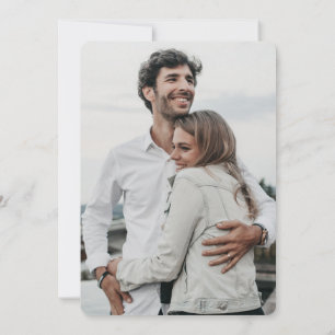 De eenvoudige Volledige Foto sparen de Datum nodig Save The Date