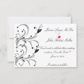 De eenvoudige Witte Zwarte Rol van de Boefvlieg sp Save The Date (Voorkant)