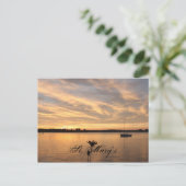 De eenzame Boat, St. Mary's Briefkaart (Staand voorkant)