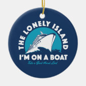 De eenzame eilanden - kijk eens keramisch ornament (Voorkant)