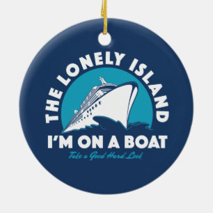 De eenzame eilanden - kijk eens keramisch ornament