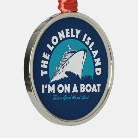 De eenzame eilanden - kijk eens metalen ornament (Rechts)