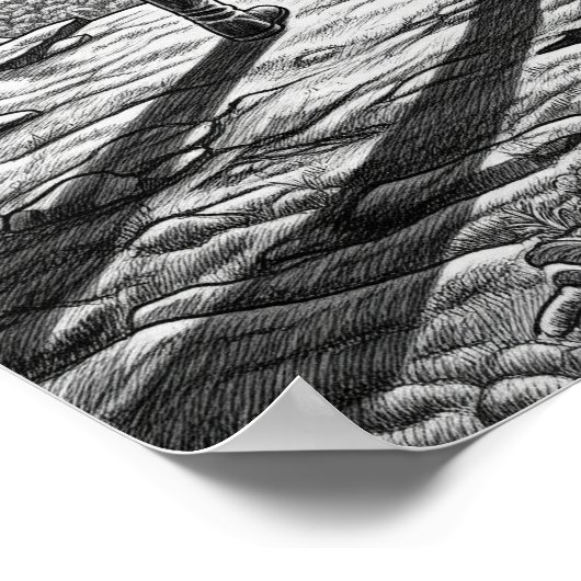 De eenzame held poster (Hoek)