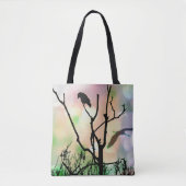 De eenzame kraai Canvas tas (Voorkant)