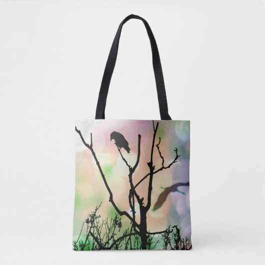 De eenzame kraai Canvas tas (Voorkant)