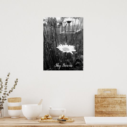 de eenzame maaltijd poster (Keuken)