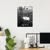 de eenzame maaltijd poster (Thuiskantoor)