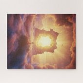 De eenzame mens staart in het heilige onbekende un legpuzzel (Horizontaal)