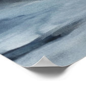 De eenzame piek stilte Retro Ski Pinup film Poster (Hoek)