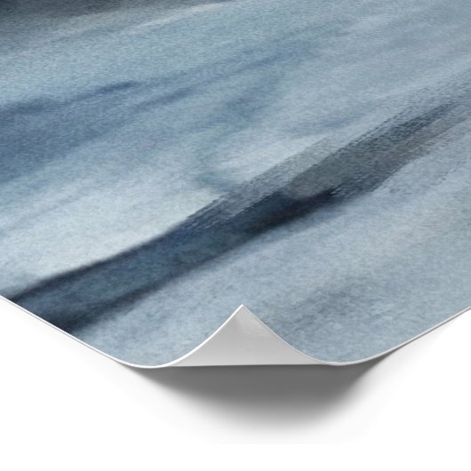 De eenzame piek stilte Retro Ski Pinup film Poster (Hoek)