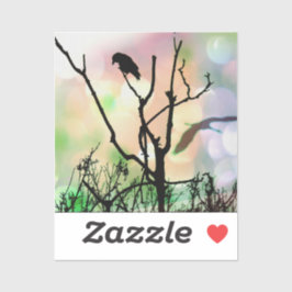 De eenzame rij sticker