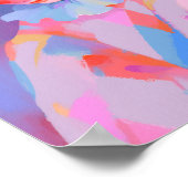 De eenzame roze clown poster (Hoek)