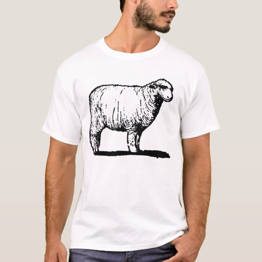De eenzame schaap t-shirt (Voorkant)