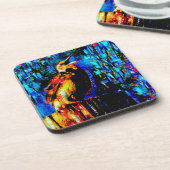 De eenzame vogel 2 bier onderzetter (Linkerzijde)