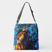 De eenzame vogel 2 crossbody tas (Achterkant)