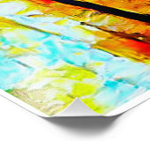 De eenzame vogel 2 foto afdruk (Hoek)