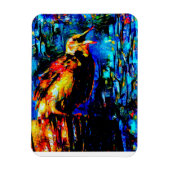 De eenzame vogel 2 magneet (Verticaal)