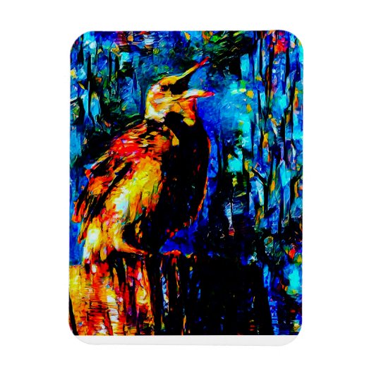 De eenzame vogel 2 magneet (Verticaal)