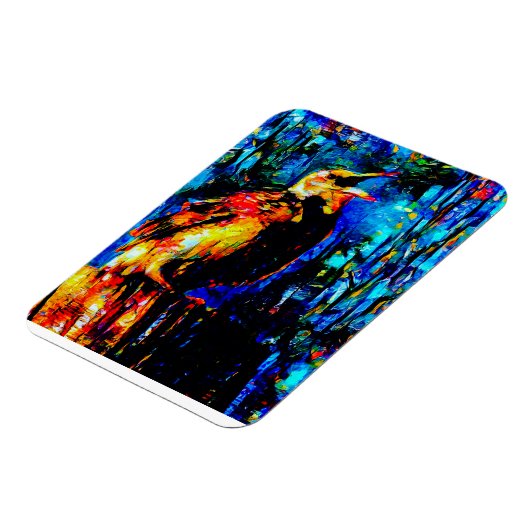 De eenzame vogel 2 magneet (Linkerzijde)