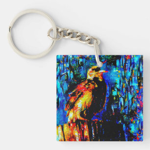 De eenzame vogel 2 sleutelhanger