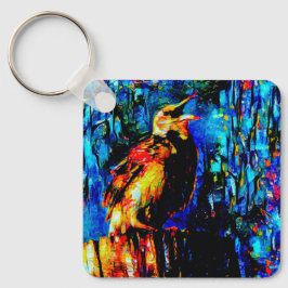 De eenzame vogel 2 sleutelhanger