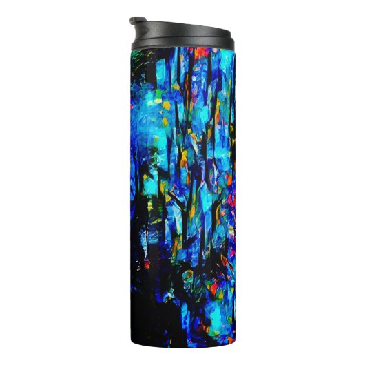 De eenzame vogel 2 thermosbeker (Geroteerd rechts)