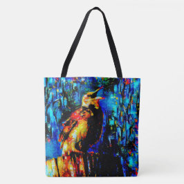 De eenzame vogel 2 tote bag
