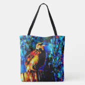De eenzame vogel 2 tote bag (Achterkant)