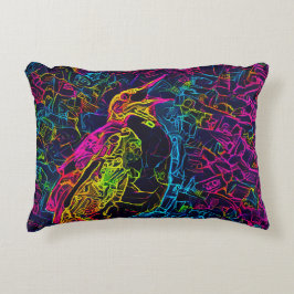 De eenzame vogel 3 accent kussen