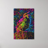 De eenzame vogel 3 canvas afdruk (Voorkant)