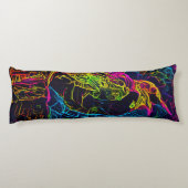 De eenzame vogel 3 lichaamskussen (Achterkant)