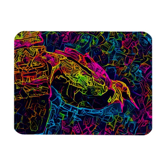 De eenzame vogel 3 magneet (Horizontaal)