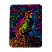 De eenzame vogel 3 magneet (Verticaal)