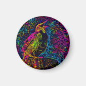 De eenzame vogel 3 magneet (Voorkant)